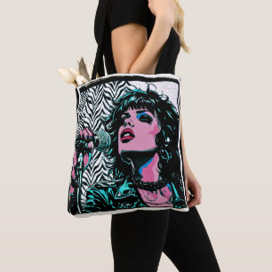 Pop-Art-Sänger Teal Pink Musiker Musikliebhaber