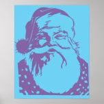 Pop Art Santa Lucia Poster<br><div class="desc">Das untere rechte Design aus unserem beliebten 4 Santa Popart Poster Design.</div>