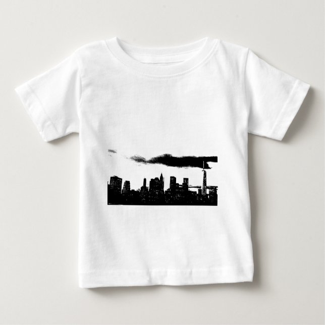 Pop Art Schwarz-weiß NYC New York City Baby T-shirt