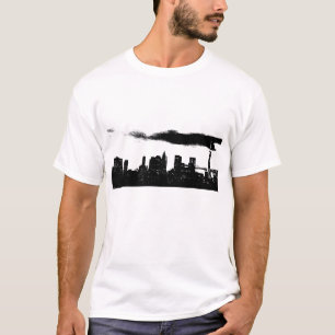 Pop Art Schwarz-weiß NYC New York City T-Shirt