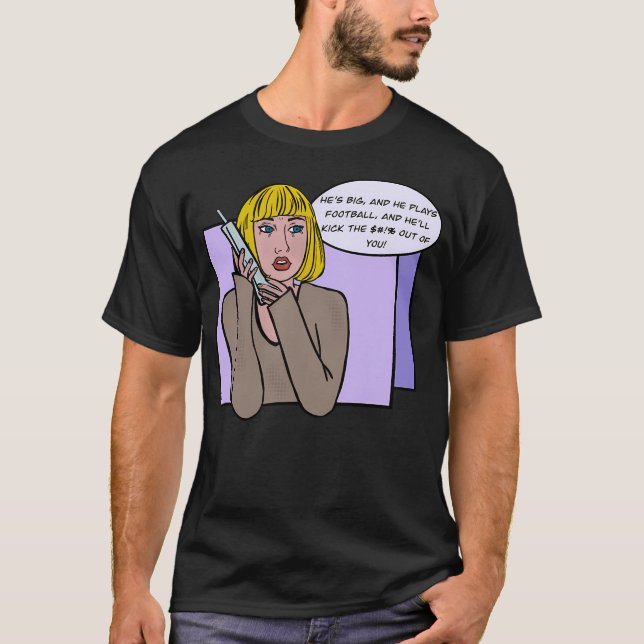 Pop Art Scream Queen T-Shirt (Vorderseite)