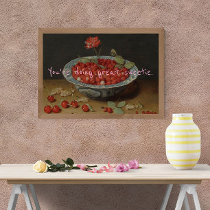 Pop Art Sie tun Great Sweetie Berry Poster