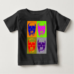 Pop Art Skull Baby T-shirt