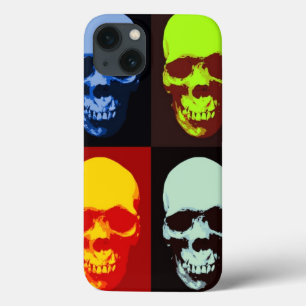 Pop Art Skull iPhone 13 Hülle