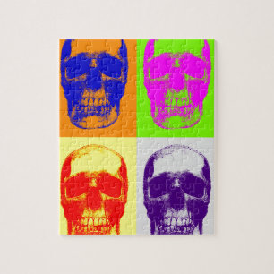 Pop Art Skull Puzzle