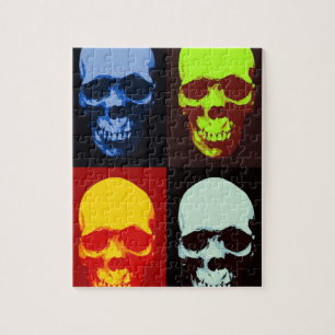 Pop Art Skull Puzzle