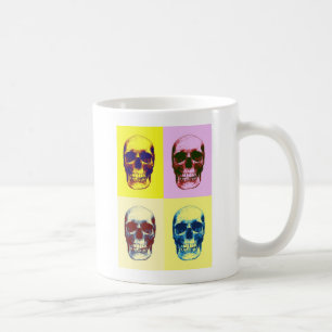 Pop Art Skull Tasse