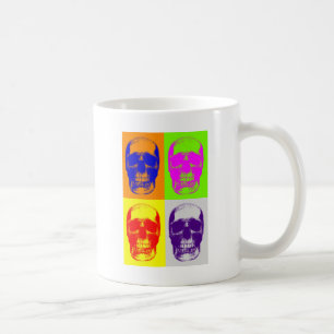 Pop Art Skull Tasse