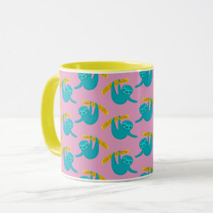 Pop Art Sloths Tasse