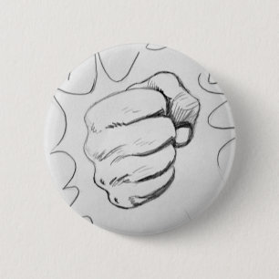 Pop Art Smash Punch Stift Sketch Button