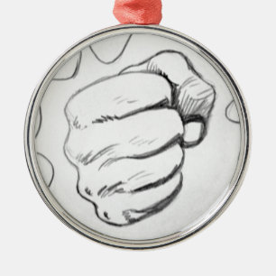Pop Art Smash Punch Stift Sketch Ornament Aus Metall