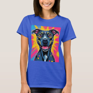 Pop Art Smile - Der Power eines glücklichen Hundes T-Shirt