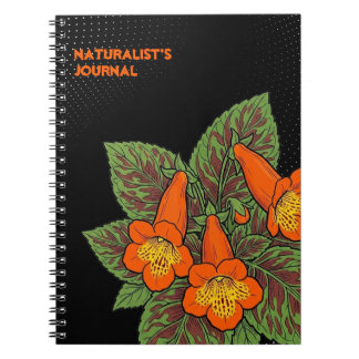 Pop Art Smithiantha ‚Orange King‘ Spiralblock Notizblock