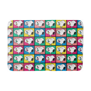 Pop Art Snoopy Lips Mod for You Pattern Badematte
