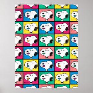 Pop Art Snoopy Lips   Muster für Dich Poster