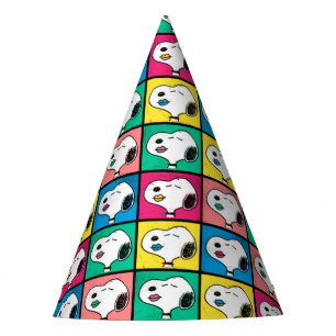 Pop Art Snoopy Mod für Ihr Muster Partyhütchen