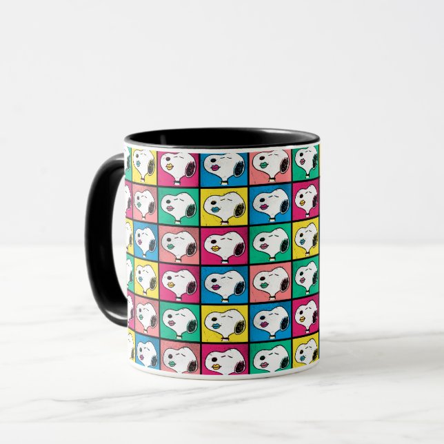 Pop Art Snoopy | Mod für Ihr Muster Tasse (Vorderseite Links)