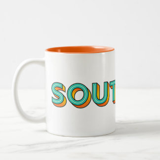 Pop Art Southpaw Lefthanders Zwei-Tone-Kaffee-Tass Zweifarbige Tasse