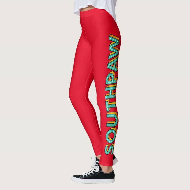 Pop Art Southpaw Leggings (Links)