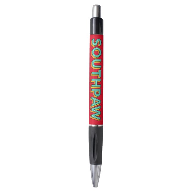 Pop Art Southpaw Pen Kugelschreiber (Vorderseite Vertikal)