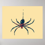 Pop Art Spider 3 Poster<br><div class="desc">Pop Art Spider. Design ist auf anderen Produkten erhältlich.</div>