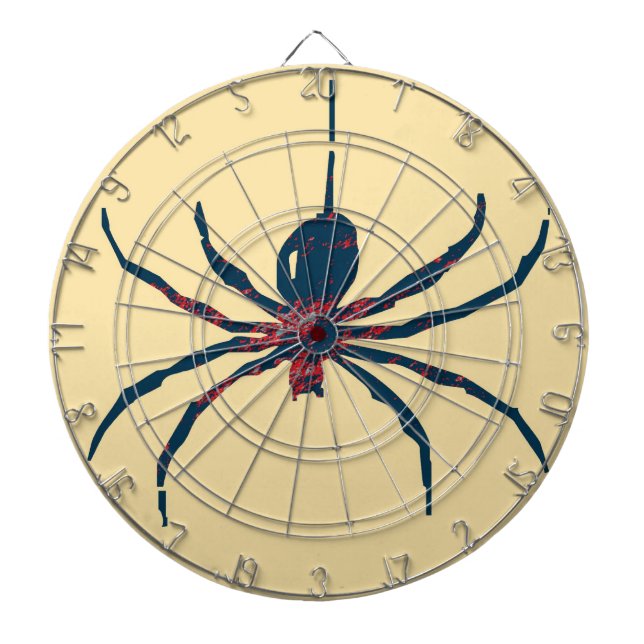 Pop Art Spider Dartscheibe (vorne)