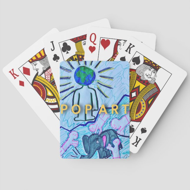 "Pop Art" Spielkarten (Rückseite)