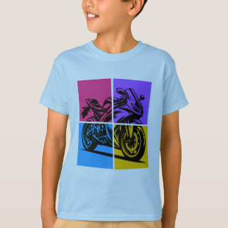 Pop Art Sports Bike  T-Shirt