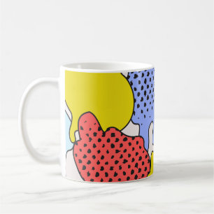 Pop Art Spritzer: Comic Drama Kaffeetasse