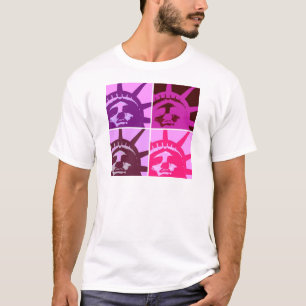 Pop Art Statue of Liberty T-Shirt