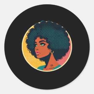 Pop Art Stift Girl Sticker