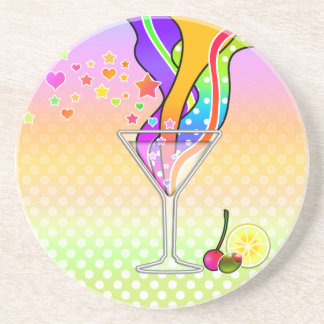 POP-ART-STIL DER SECHZIGER JAHRE MARTINI UNTERSETZER