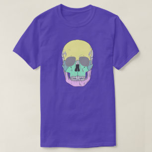 Pop ART STIL FARBIGE MODERNE SKULL T-Shirt