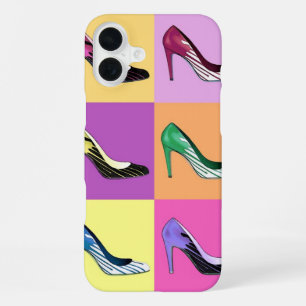 Pop-Art-Stiletto-Pumps / Schuhe / High Heels iPhone 16 Plus Hülle