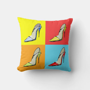 Pop Art Stilettos Kissen, Modethemenkissen Kissen