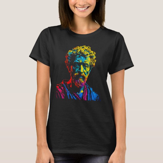 Pop Art Stoic Marcus Aurelius Stoicism T-Shirt (Vorderseite)