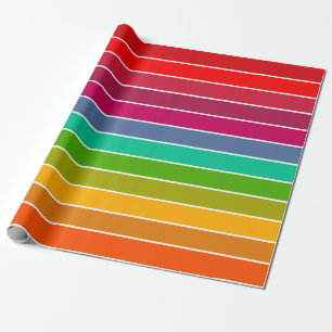 Pop Art Stripes Geschenkpapier