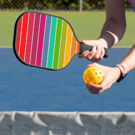 Pop Art Stripes Pickleball Schläger
