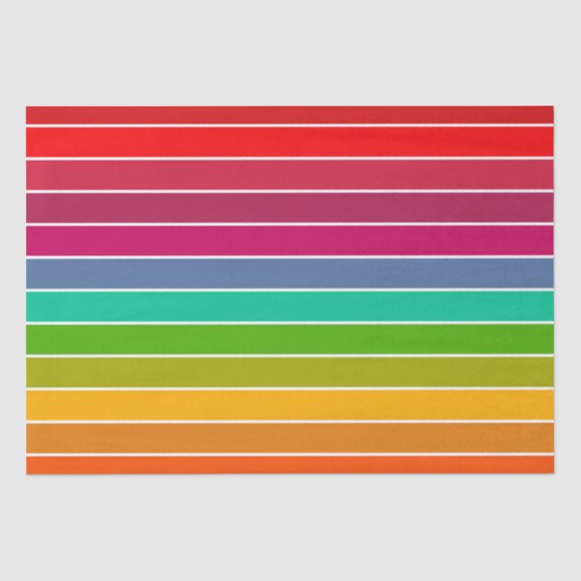 Pop Art Stripes Seidenpapier (Vorderseite)