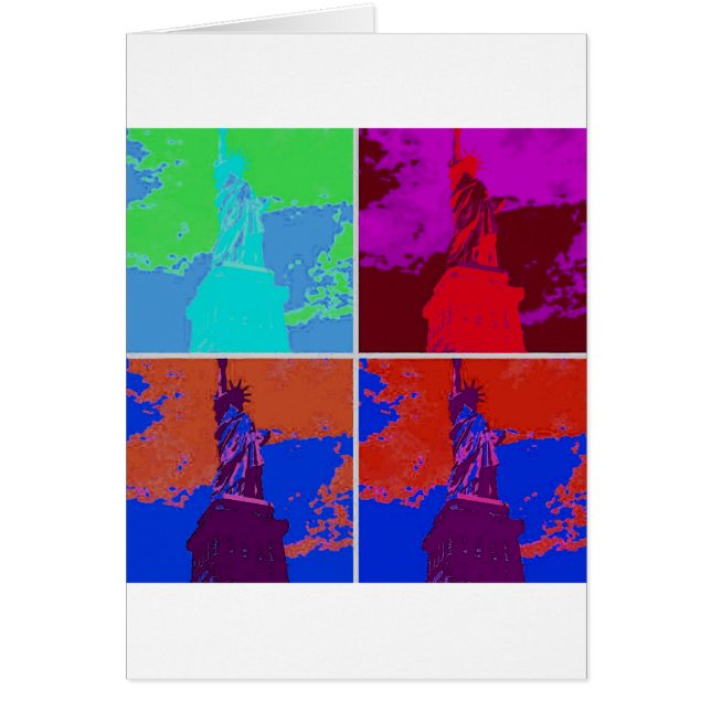 Pop Art Style Statue of Liberty (Vorne)