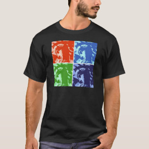 Pop Art Style Statue of Liberty New York T-Shirt