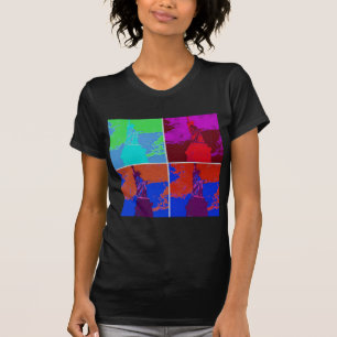 Pop Art Style Statue of Liberty T-Shirt