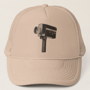 Pop Art Super 8 Filmkamera Truckerkappe