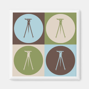 Pop Art Surveys Magnet