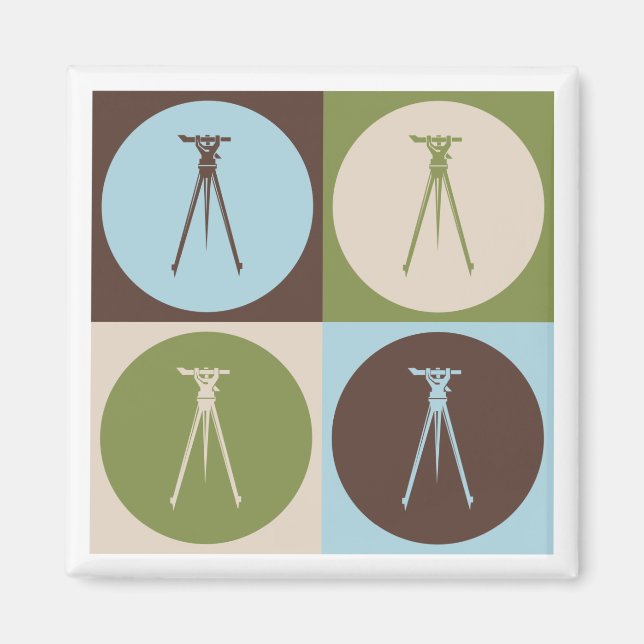 Pop Art Surveys Magnet (Vorne)