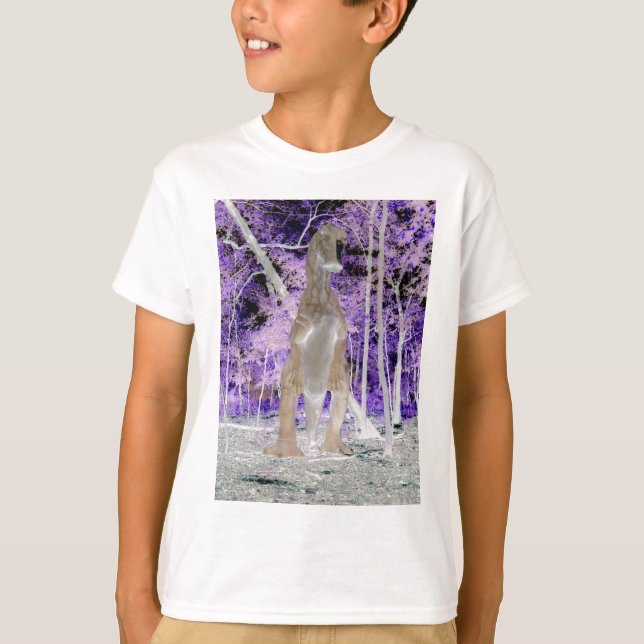 Pop Art T-Rex Dinosaur T-Shirt (Vorderseite)