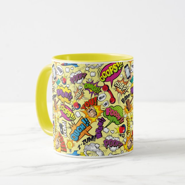 Pop Art Tasse (Vorderseite Links)