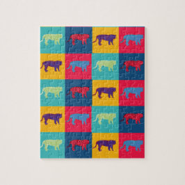 Pop Art Tigers Puzzle