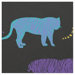 Pop Art Tigers  Stoff