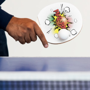 Pop-Art  Tischtennis Schläger